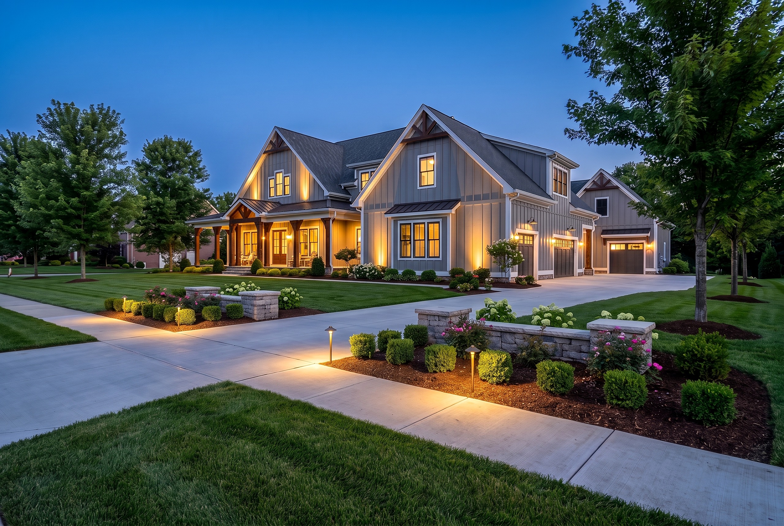 Modern Farmhouse front yard, Essential